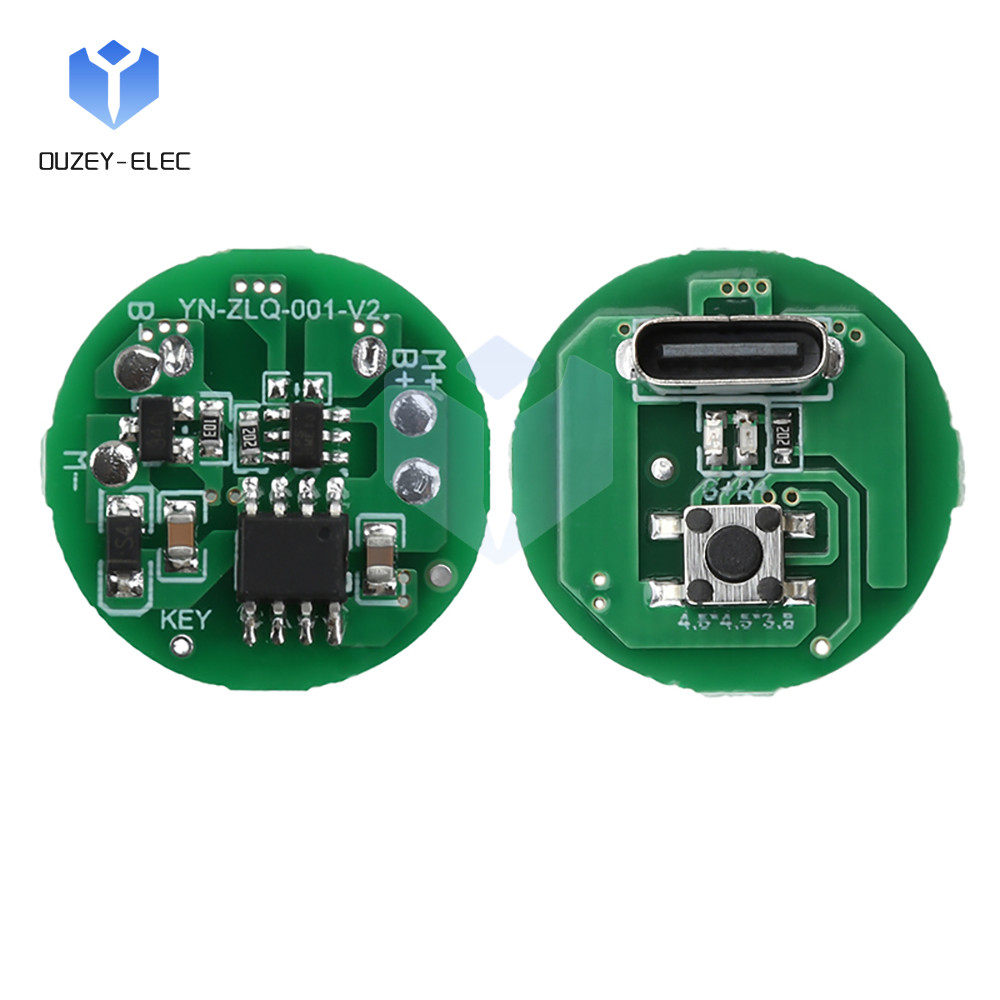 5W 10W Flashlight Driver Board LED 3-stage Driver Control Module Flashlight DIY Accessories Type-c C