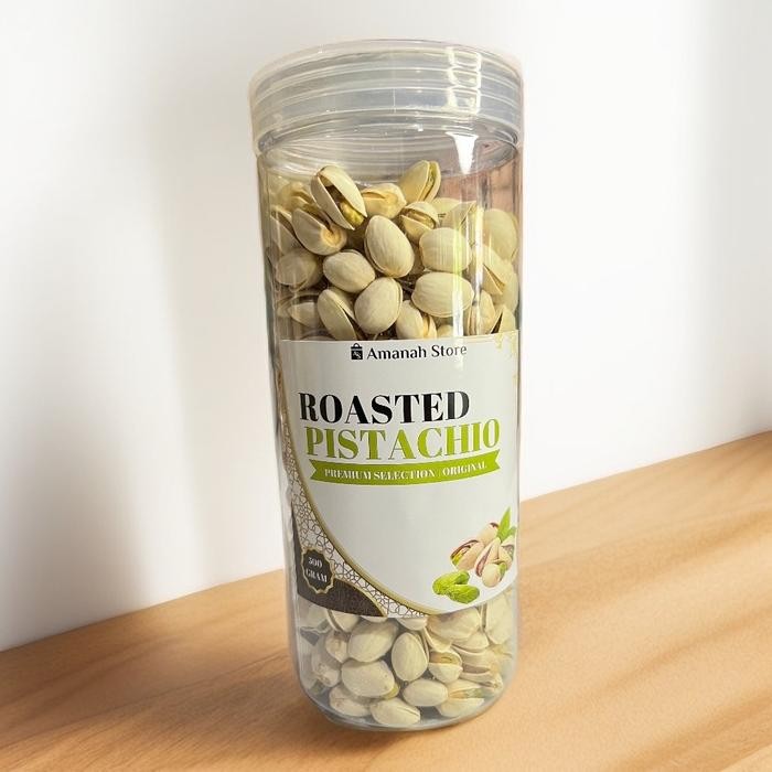 

Kacang Fustuk Pistachio Arab 500 Gram Toples - Camilan Snack Makanan Ringan - Cemilan Camilan