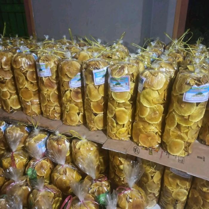 

Keripik Sukun Mentega Super Original Kemasan 500Gr 1Kg Renyah Gurih Asin Enak Murah Halal Camilan