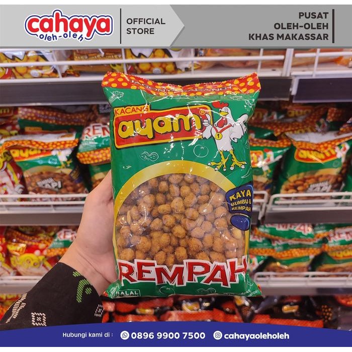 

Kacang Ayam Rempah Cahaya Oleh Oleh Khas Makassar 450gr