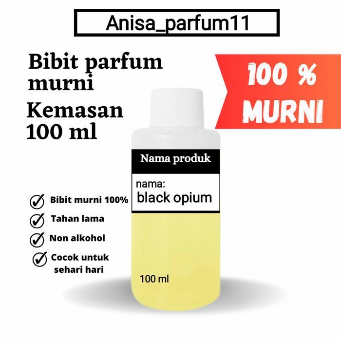 bibit parfum murni black opium 100 ml