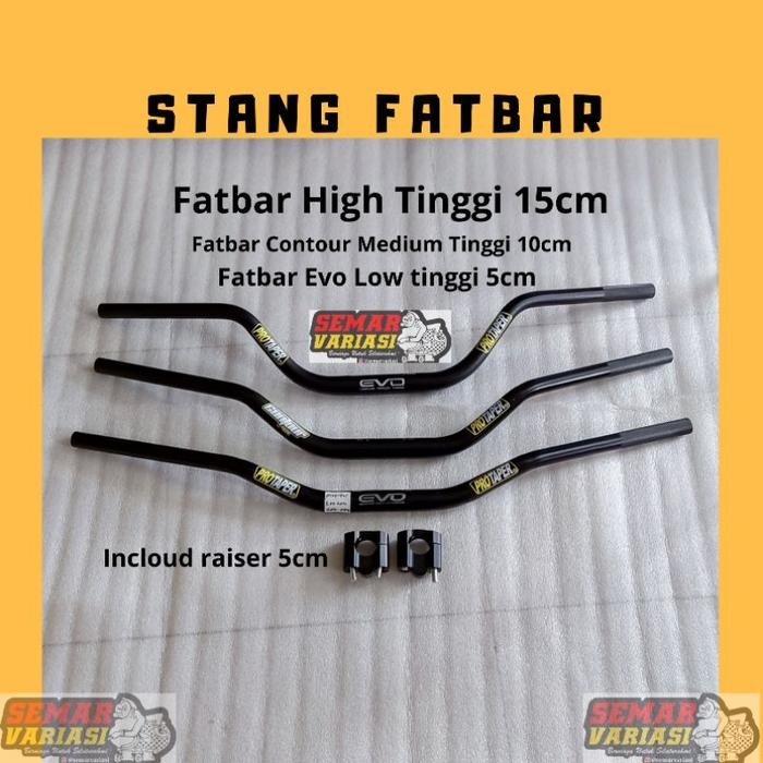 Stang Fatbar Protaper High Medium Low Evo Universal Plus Raiser