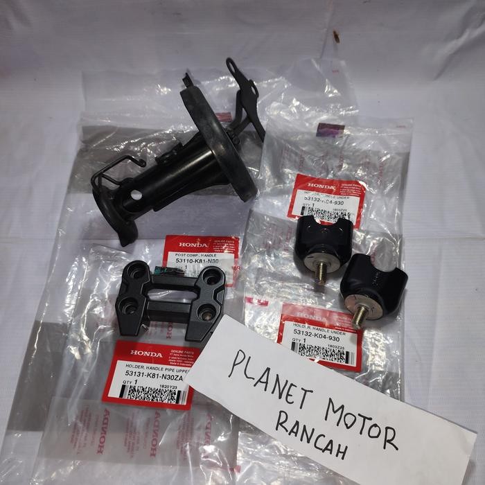 Paket Post Comp Holder Under Dudukan Stang Atas Bawah Beat Street Ori