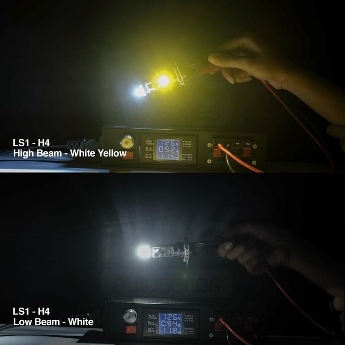 Lampu Led Motor Cbr Verza Vixion Scoopy Original H4 9Nine Luximos Ls 1 Dekat Putih Jauh Putih Kuning