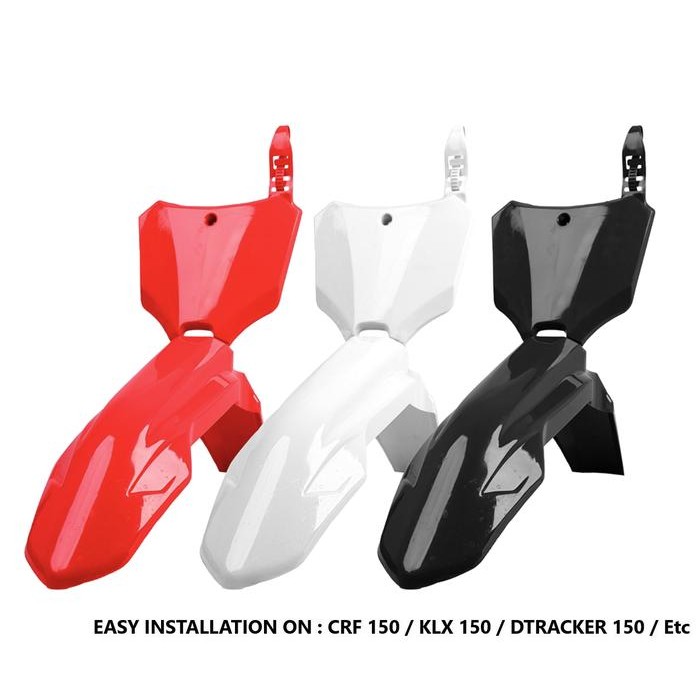 Spakbor Slebor & Papan Nomor Crf 250 450 Pnp Crf 150 Klx Dtracker