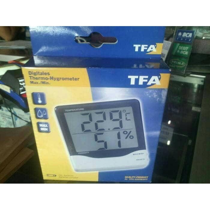 Promo.. Thermometer Hygrometer / Thermohygrometer Tfa Digital Original Germany