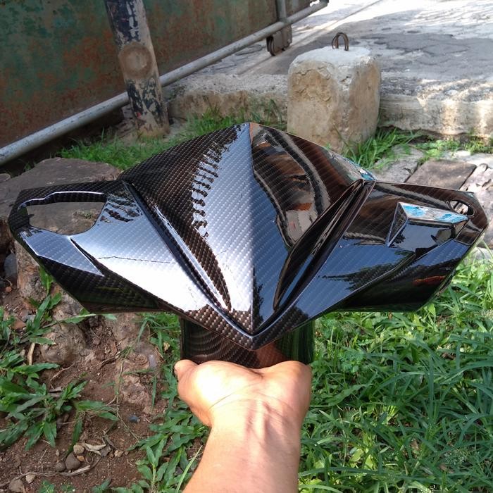 PREMIUM batok depan Vario 125 old karbon
