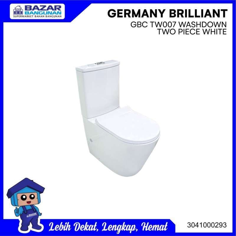 Germany Brilliant - Closet / Kloset / Toilet Duduk Gbc Tw007 Gbctw007 White *