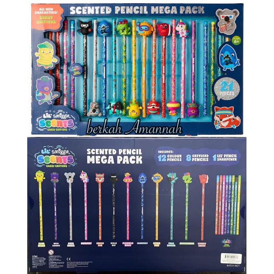 

ASLI..! SMIGGLE PENCIL MEGA PACK/STATIONERY/PAKET ALAT TULIS