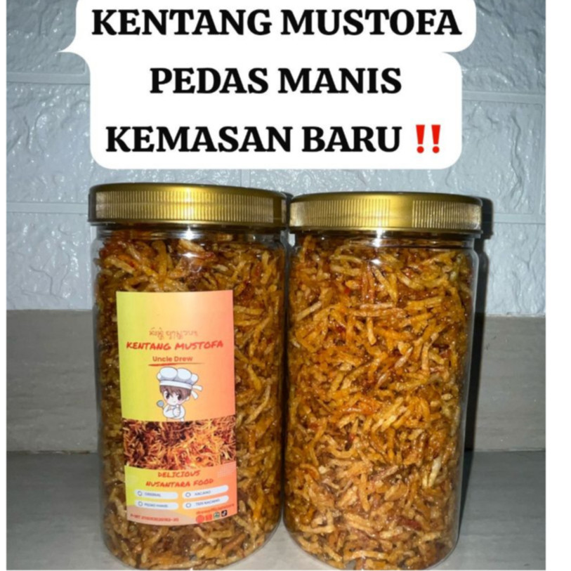 

Kentang Mustofa Kriuk Kering Uncle Drew Original Toples Tanpa pengawet