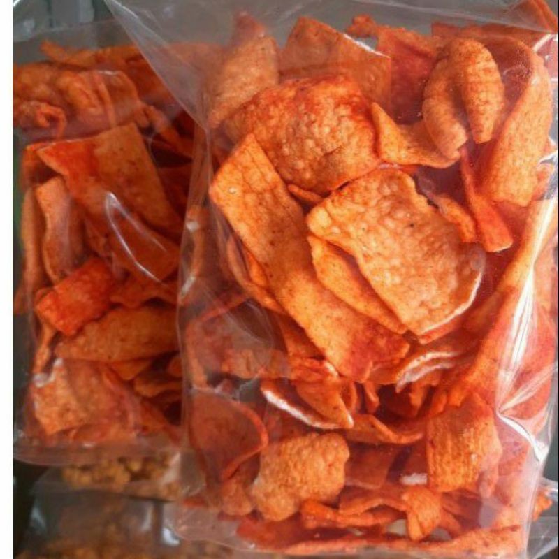 

SLONDOK BALADO 500GR (1/2KG) - KERUPUK SLONDOH PEDAS BALADO-KERUPUK MURAH LEZAT