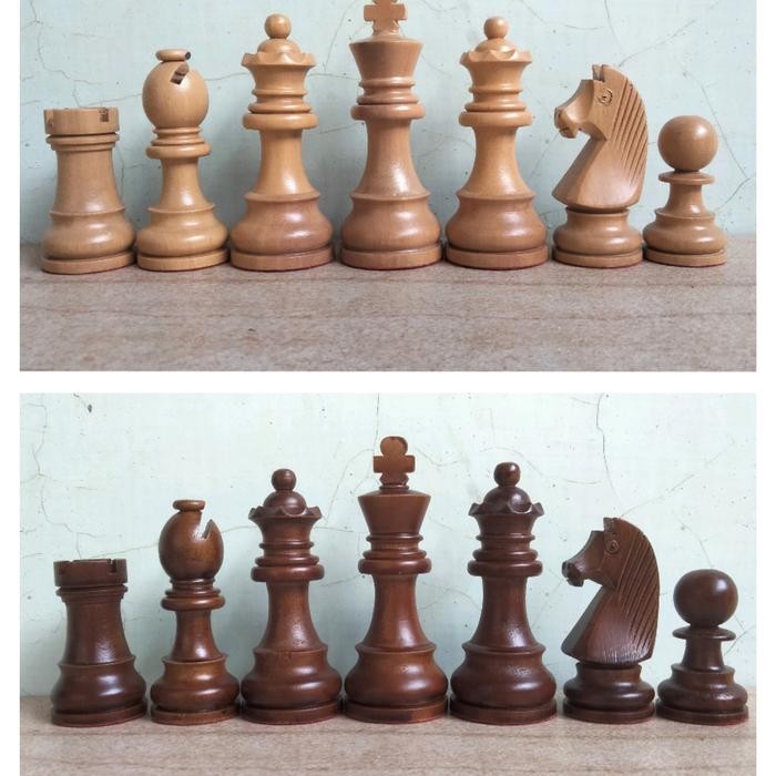 Bidak catur kayu type DGT