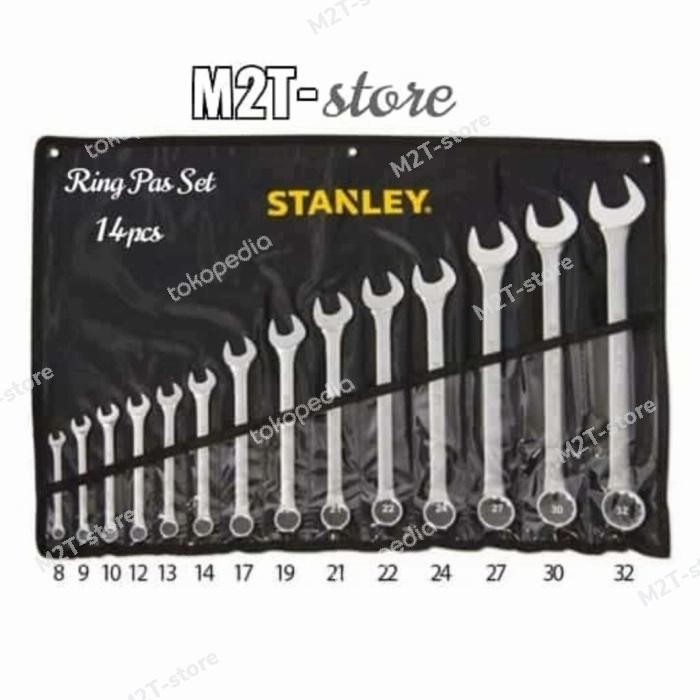Kunci Ring Pas Set 14Pcs Stanley Stmt80944-8 Combination Wrench 8-32Mm