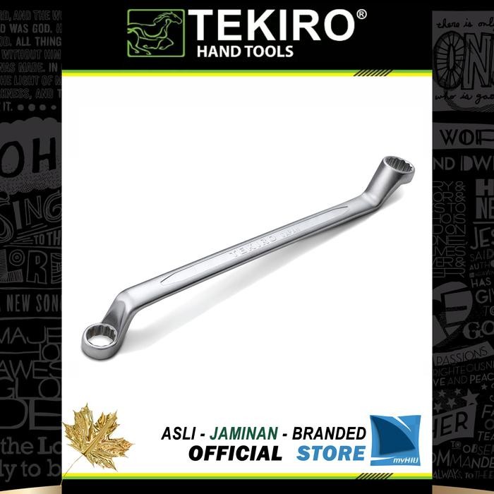 Kunci Ring 75 Derajat 16 X 17 Mm - 75 Degree Box Ended Wrench Tekiro