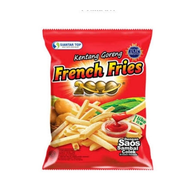 

Siantar Top French Fries 60gr ( kemasan Sedang )