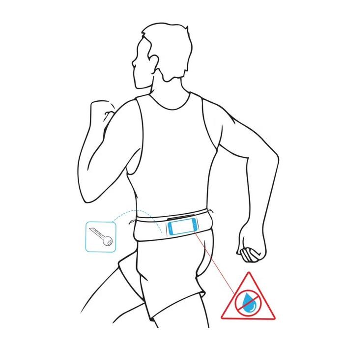Cardiocrush - Kiprun Ikat Pinggang Silikon Untuk Olahraga Lari Ringan Unisex - 1