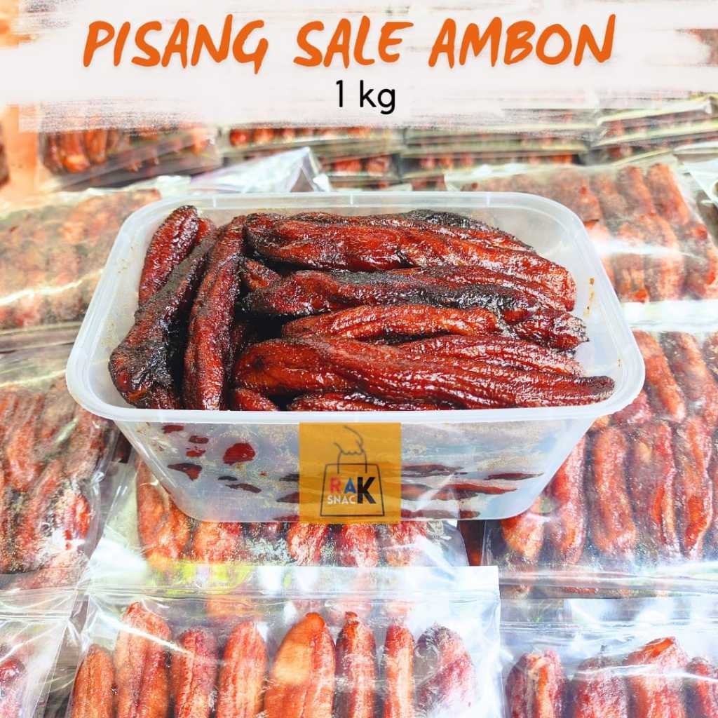 

Pisang Sale Basah Ambon/Cavendish 1 KG Pisang Sale Cemilan Sehat Organik Vegan