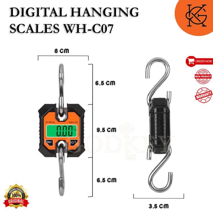 Timbangan Gantung Digital 100Kg - 200Kg /0.2Kg Mini Koper 100 - 200 Kg