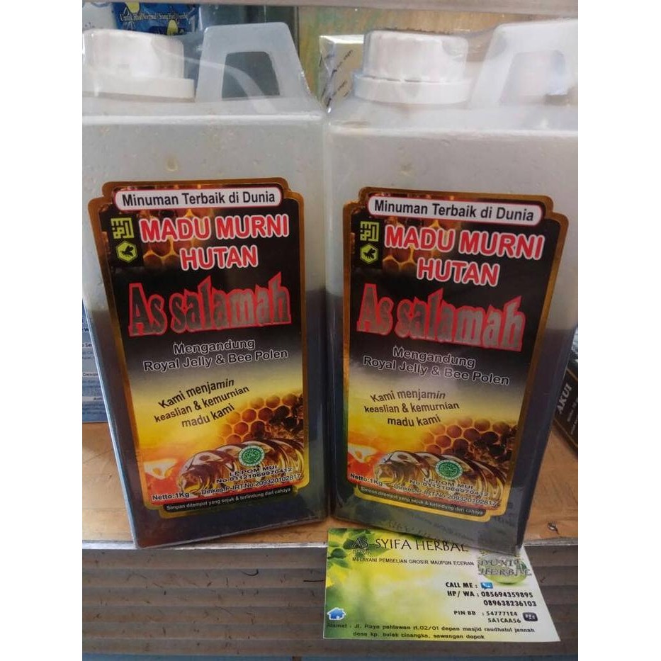 

Madu Assalamah Plus Royal Jelly 1000 Gram Asli