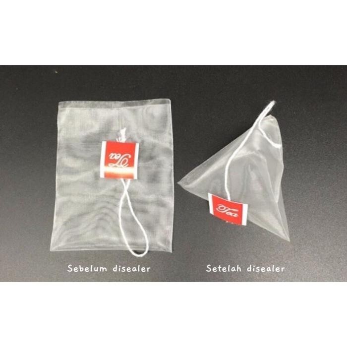 MURAH Kantong Teh Celup Segitiga Nylon / Pyramid Tea Bag