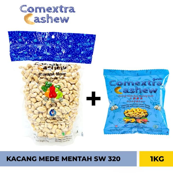 

[dch] - Kacang Mede Mentah Utuh S 320 1 Kg - Cashew Mete Mente