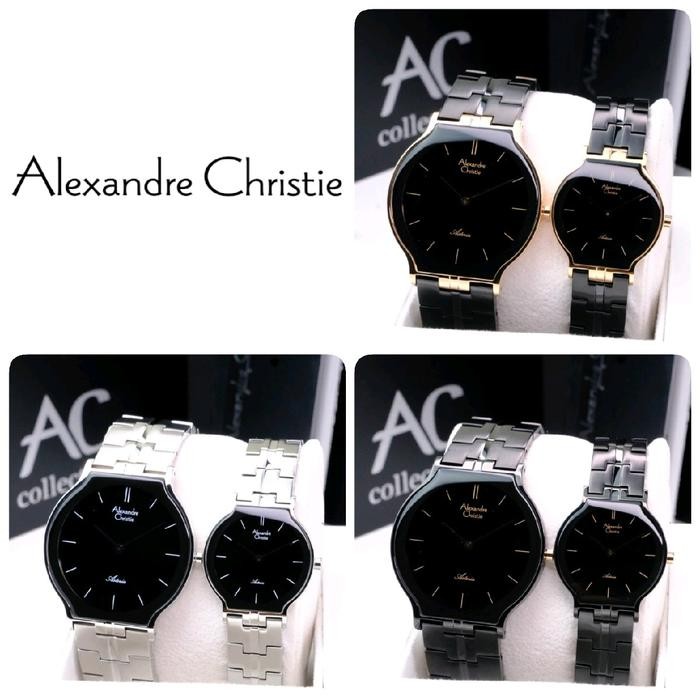 Jam Tangan Sepasang Alexandre Christie 8410 Couple Watches Asli 100%