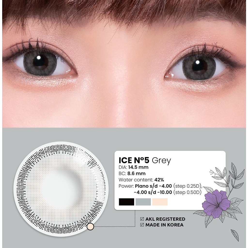 SOFTLENS ICE N5 Y MINUS -0.50 sd -10.00