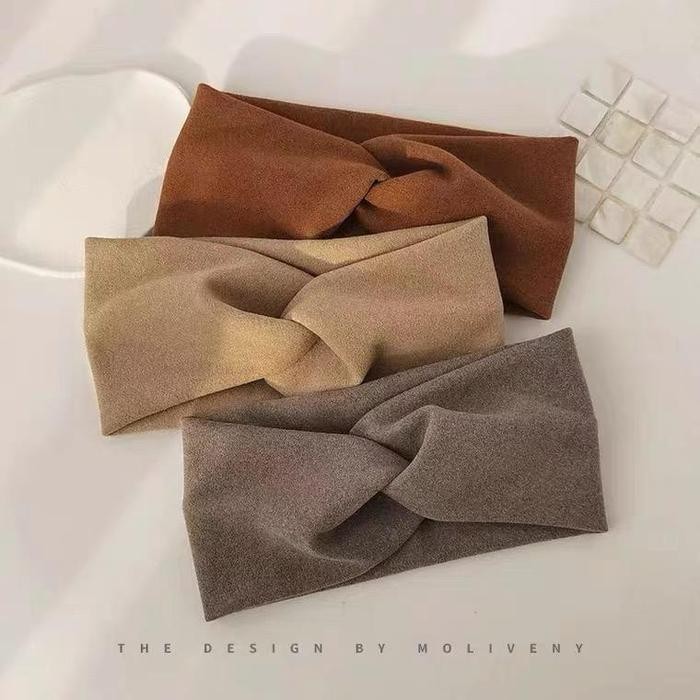 COBA ARIANA HEADBAND / BANDANA KAIN WANITA DEWASA / BANDO FASHION KOREA KEKINIAN / AKSEIS RAMBUT