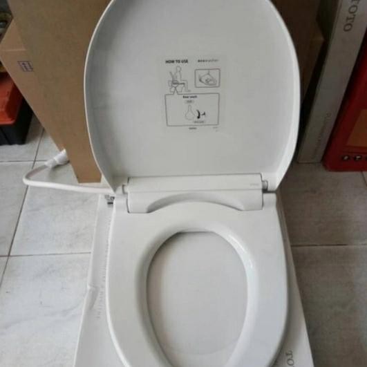 tutup cover closed toilet duduk toto Eco washer soft closing