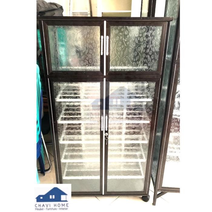 rak sepatu rak helm lemari sepatu 5 susun shoes rack aluminium