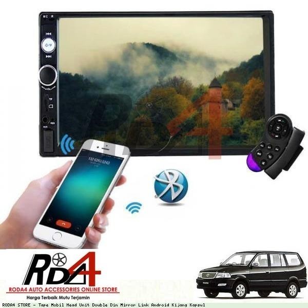 Otospirit- Tape Mobil Head Unit Double Din Mirror Link Android Kijang Kapsul