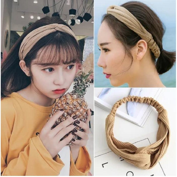 BERAGAM RADEVA GALLERY - BANDANA KOREA STYLE BANDANA RAMBUT BANDO FASHION RAMBUT MURAH GROSIR