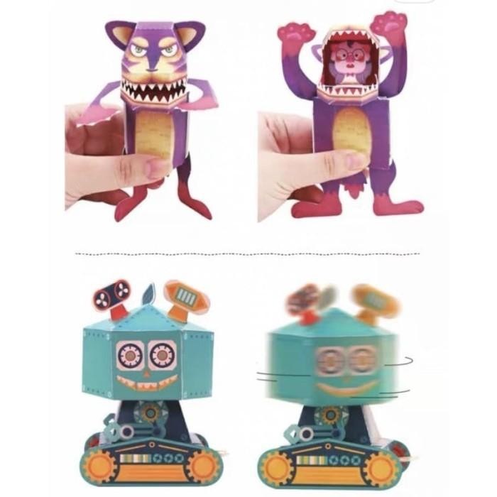 

JOAN MIRO WORKING MODEL 3D LITTLE FIGURES ORIGAMI KERTAS SENI MAINAN