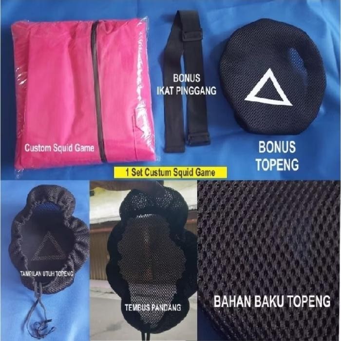 cosplay Costume Penjaga Squid game Costume squid game anak - Dewasa