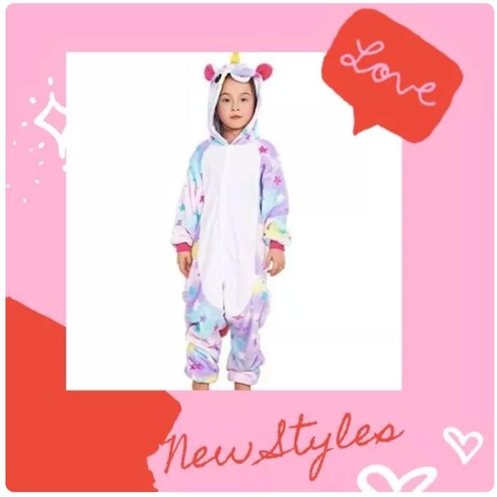 Kostum anak unicorn kostum cosplay unicorn kostum onesie unicorn piyam