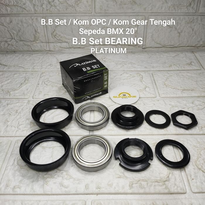 Bb Set Kom Gear Tengah Bearing Mangkoan Crank Sepeda Bmx 20 Platinum