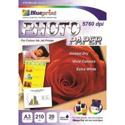 

KERTAS FOTO A3 BLUEPRINT GLOSSY HIGH QUALITY