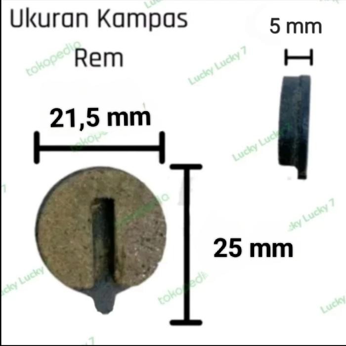 Kampas Rem Cakram Sepeda Polygon Mtb Jia