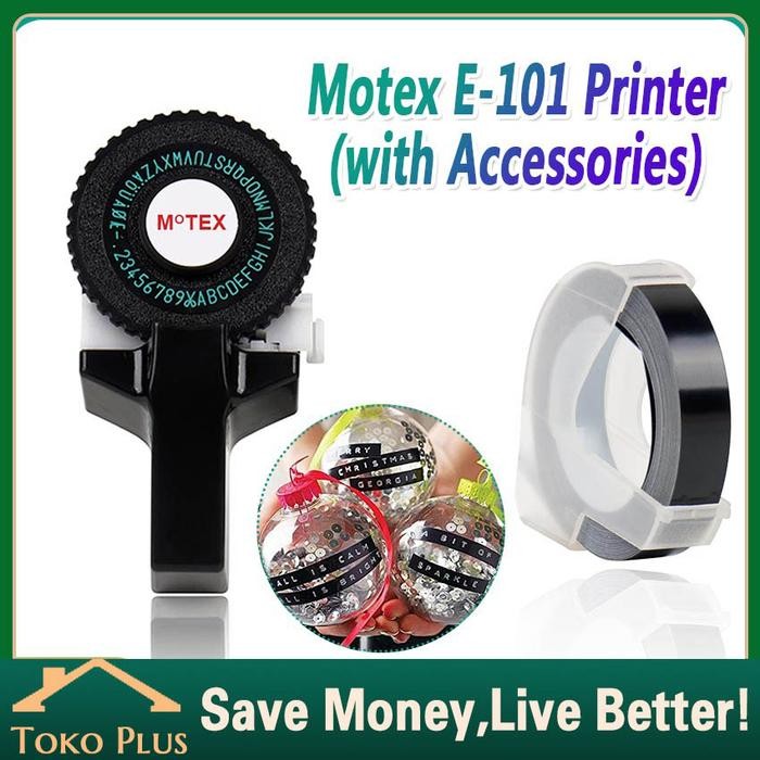 Siap- MOTEX Dymo embossing label maker printer label DIY Manual