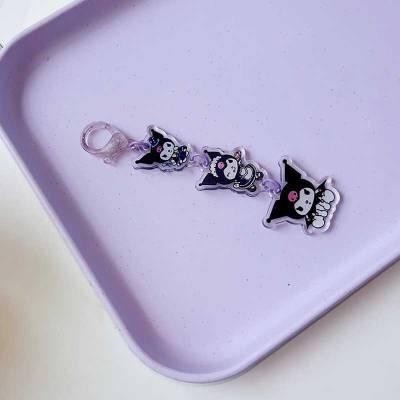 Gala Galore Gantungan Kunci Sanrio Panjang Rantai Lucu Akrilik Keychain