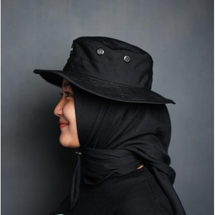 Credifox Topi Rimba Pria Wanita - Topi Gunung - Topi Hutan - Topi Pendaki Gunung - Topi Gunung