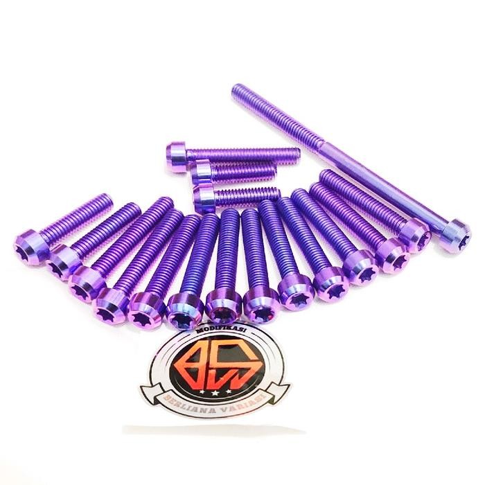 Sukkiystrore Baut Probolt Titanium Cvt Beat Karbu Beat F1 Scoopy Karbu Vario 110 Original Heng