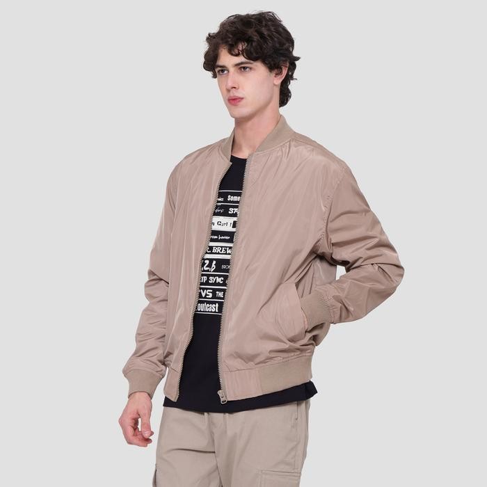 Nevada Bomber Basic Zipp Jaket Pria 121758519