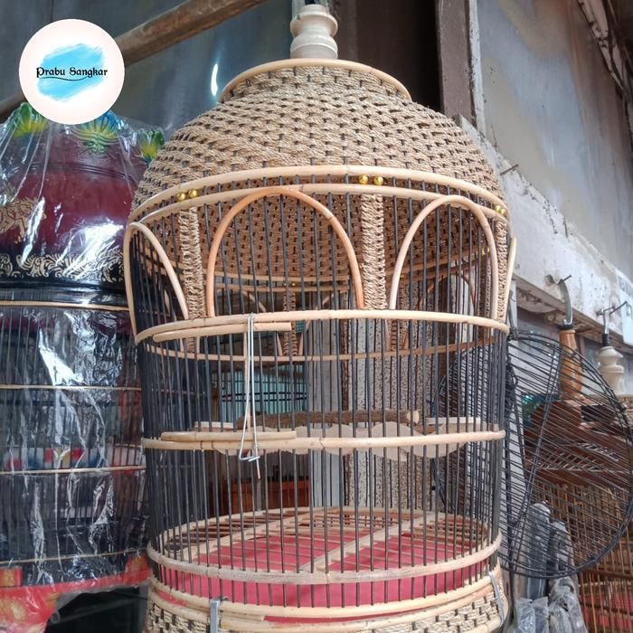 Sangkar Perkutut Rotan Rajut