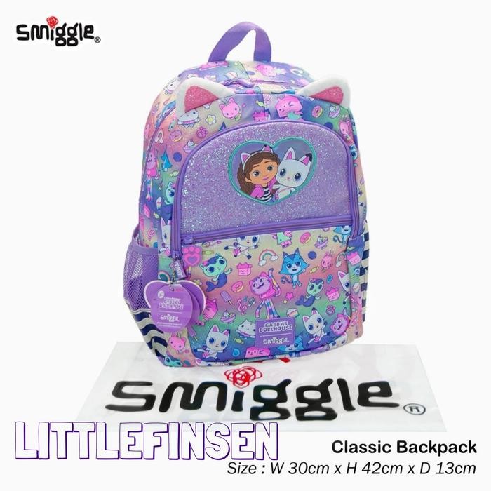 Czt - Smiggle Gabby Doll House Tas Ransel/Tas Makan/Pencil Case Gabby Doll House