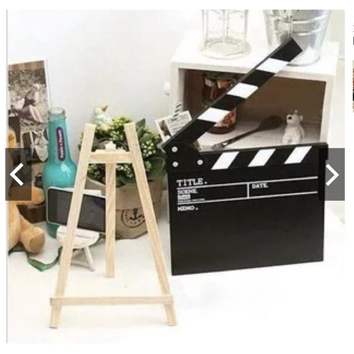 

Ready- Clapper Board Hollywood Universal Papan Take Film Sutradara Action
