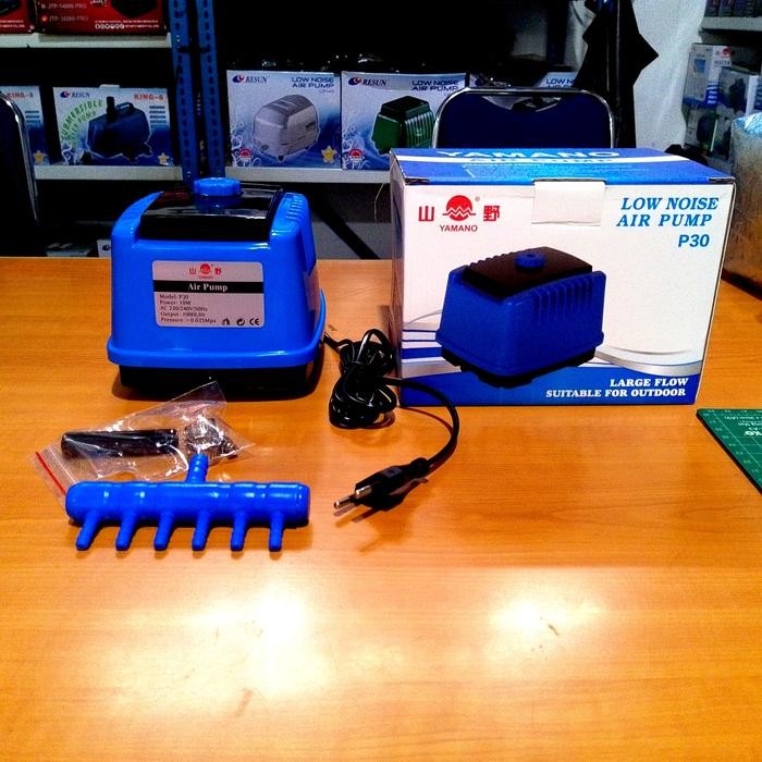 Yamano P30 Aerator Blower udara Akuarium 6 Lubang 10watt