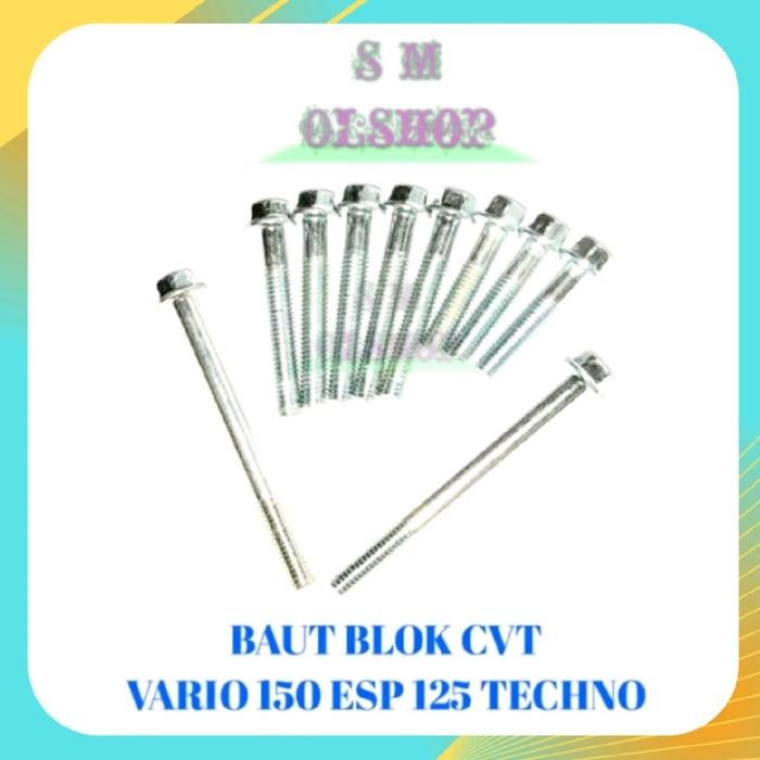 Dexie_Store Baut Blok Cvt Vario 150 Baut Blok Cvt Vario 125 Techno Baut Blok Mesin Honda Vario Baut
