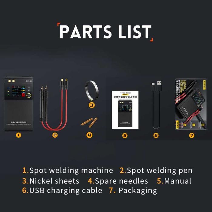 Gercep Fnirsi Mesin Las Mini Portable Spot Welding Power Bank 5000Mah Swm-10