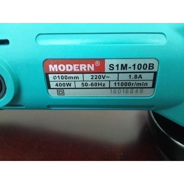 Mesin Gerinda / Grinda Tangan 4 inch MODERN SIM 100 B / S1M100B